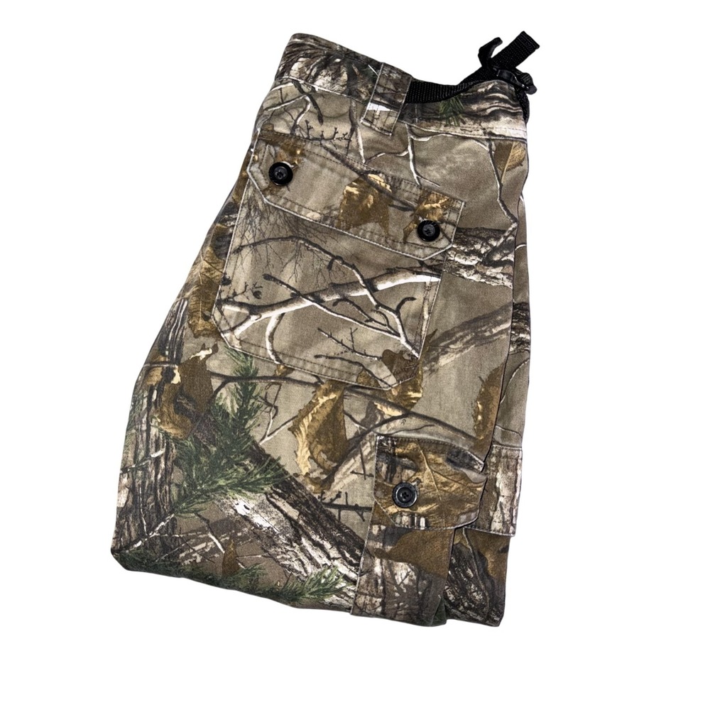 Gander Mountain Guide‎ Series Pants Mens Medium Camo Cargo Adjustable Waist